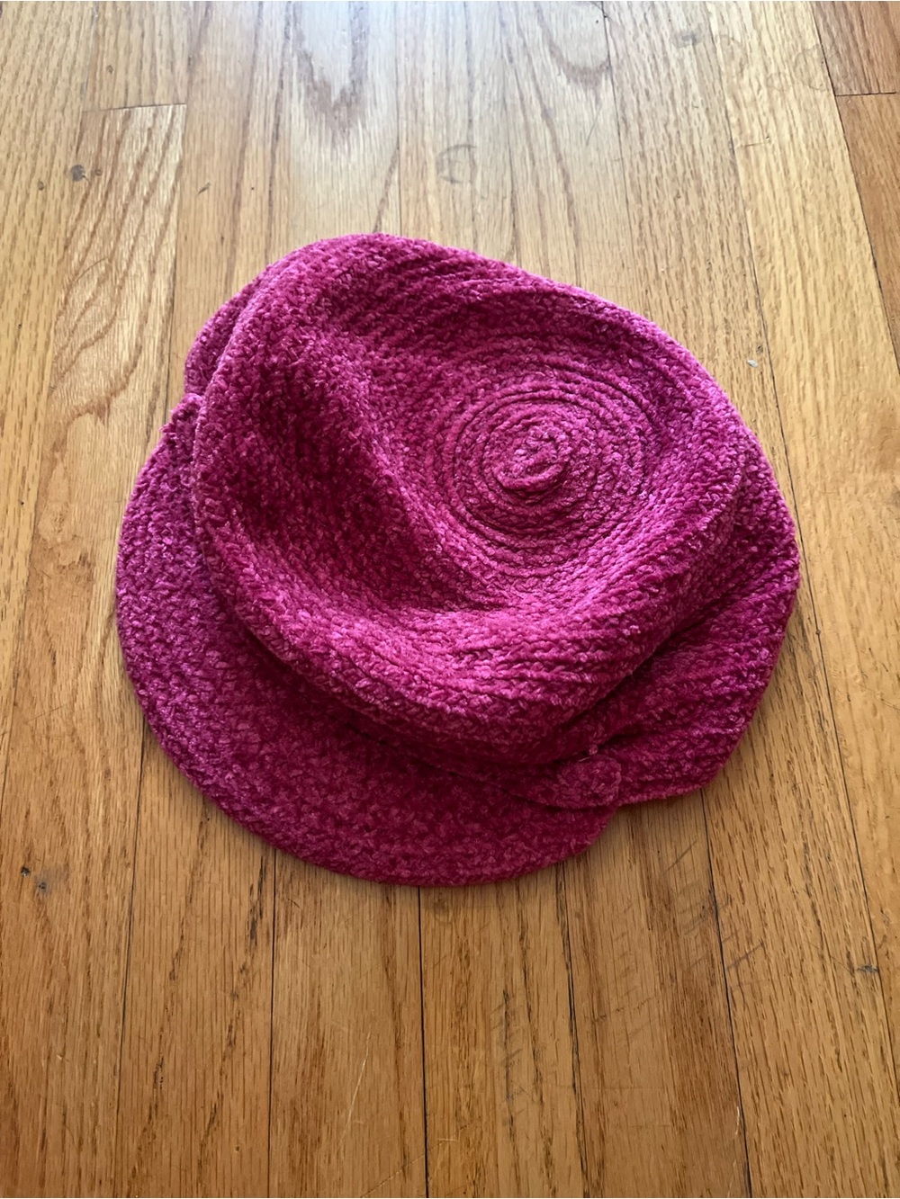 Vintage Y2K Etmar New York 60s/70s paper boy- style hat pink funky groovy hat